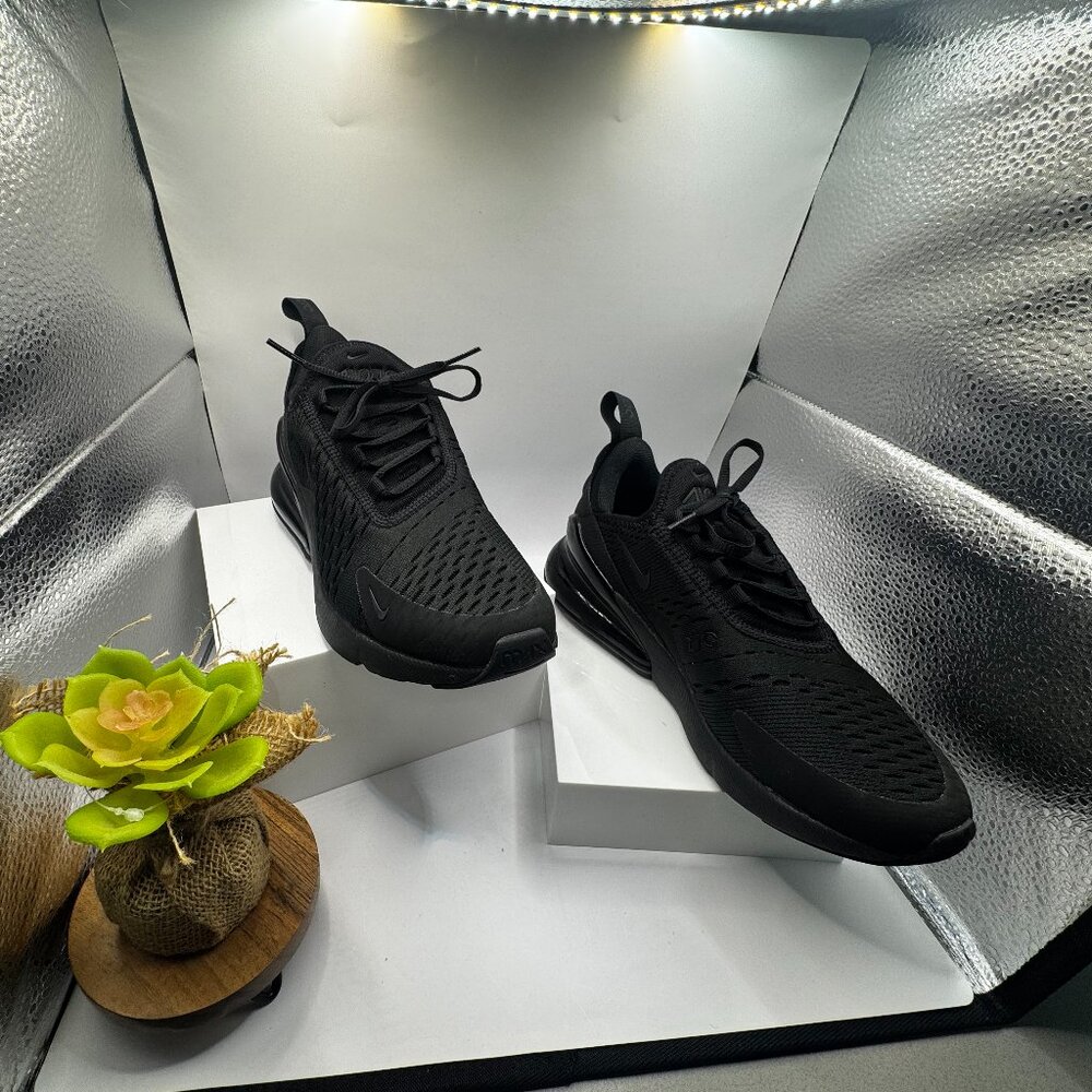 Nike Air Max 270 Triple Black Sneakers | Women Athletic Running Shoes | Comforta